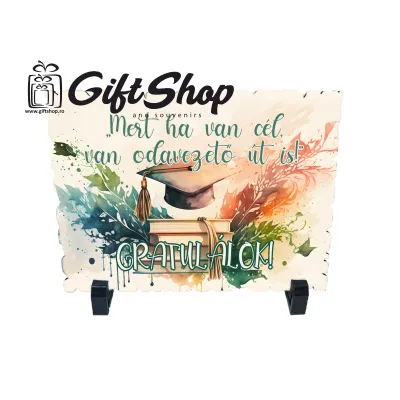 Gratulalok, placheta cu mesaj, model a